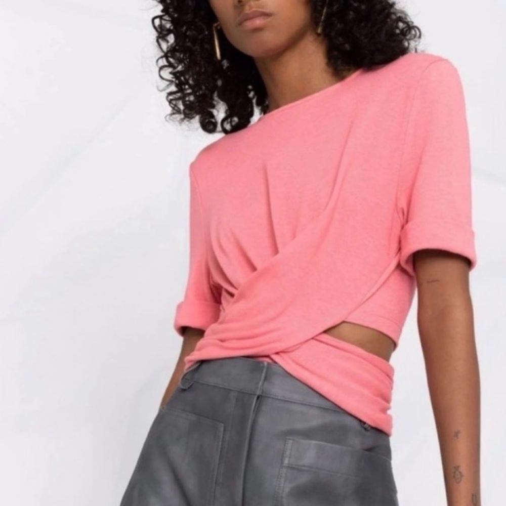 Balmain Twist Trim Short-Sleeved T-Shirt